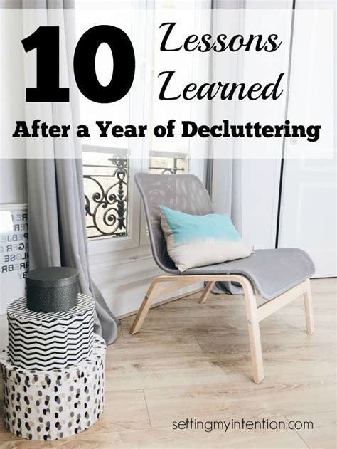 Here's how to declutter with intention:
