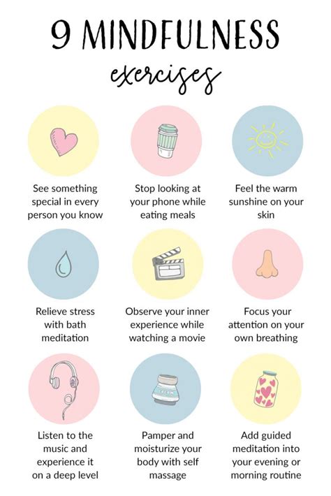 Here are some mindfulness techniques to incorporate into your daily routine: