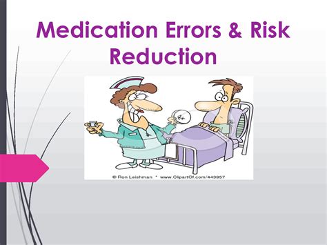 3. Reducing Medication Errors