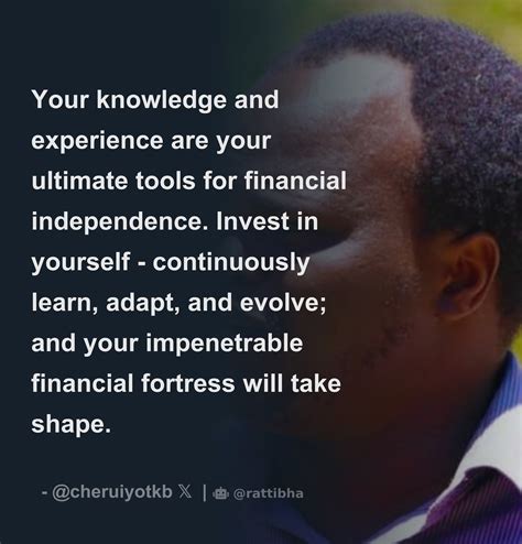 7. Continuously Learn and Adapt: Your Financial Journey