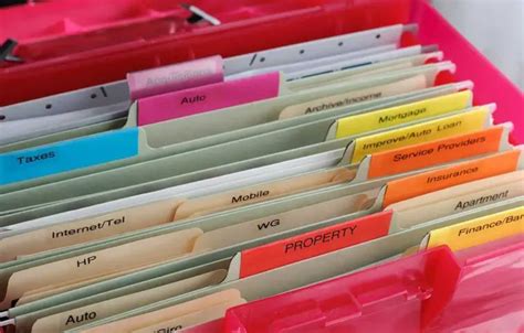 6. Organize Important Documents