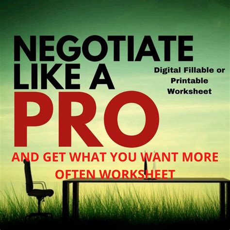 1. Negotiate Like a Pro