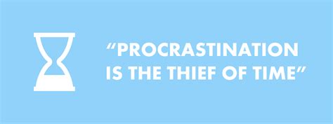 6. Procrastination: The Thief of Time