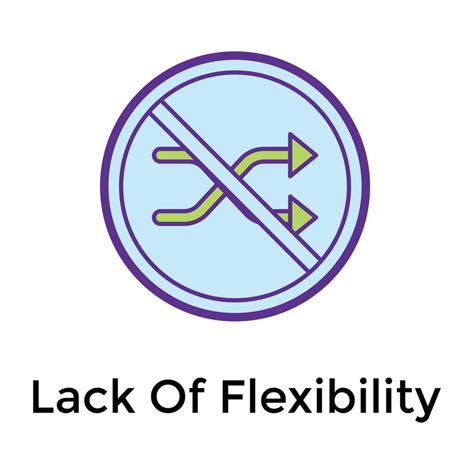 6. Lack of Flexibility