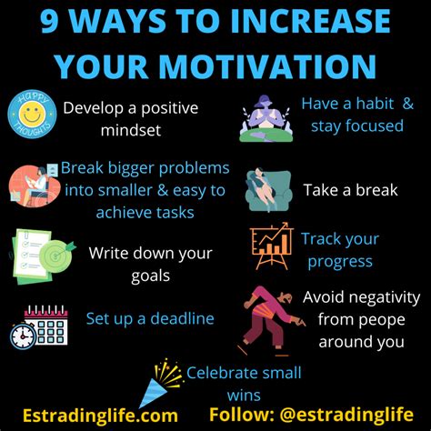 Tips to Boost Motivation: