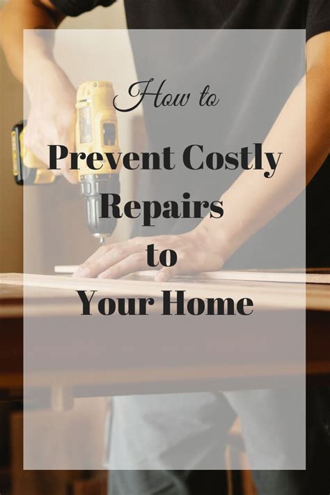1. Avoid Costly Repair Bills