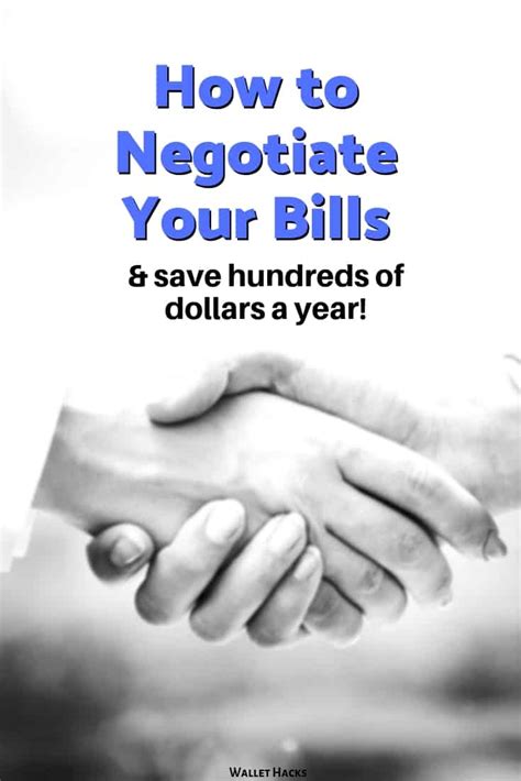 2. Negotiate Your Bills: Don't Just Accept the First Quote