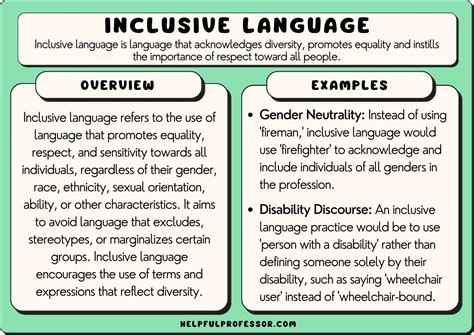 3. Support Inclusive Language